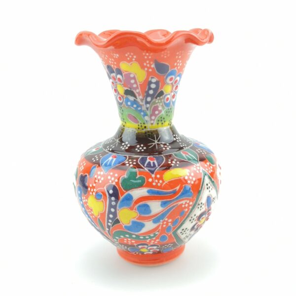 Hand Painted Ceramic Vase - Handmade Turkish Pottery - Image 8