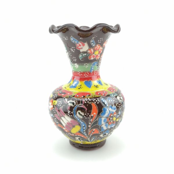 Hand Painted Ceramic Vase - Handmade Turkish Pottery - Image 10