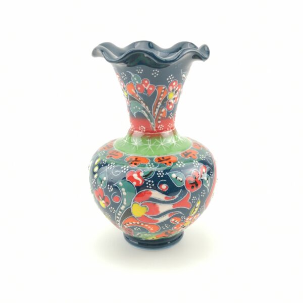 Hand Painted Ceramic Vase - Handmade Turkish Pottery - Image 11