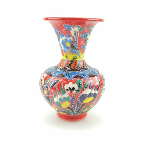 Hand Painted Ceramic Vase - Handmade Turkish Pottery - Image 12