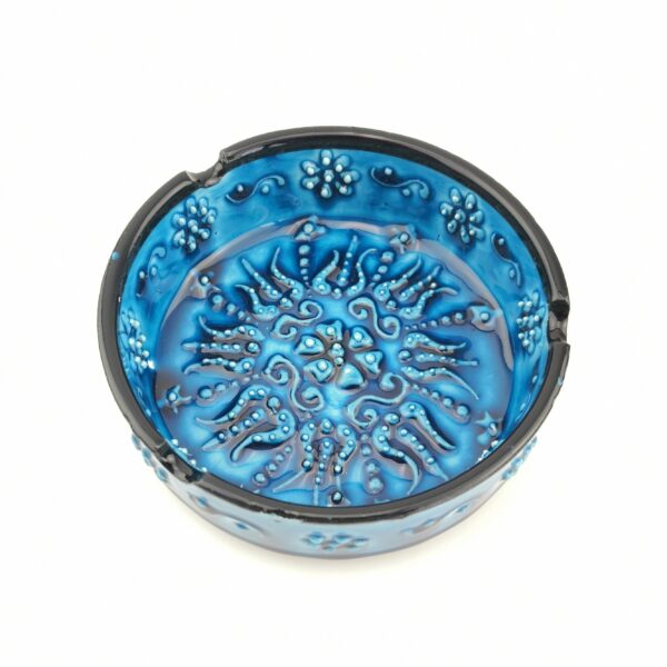 Handmade Ceramic Ashtray - Hand Painted Turkish Pottery - Image 7