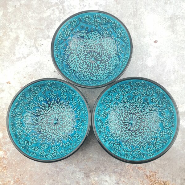 Hand Painted Bowls(15 cm) - Handmade Turkish Pottery