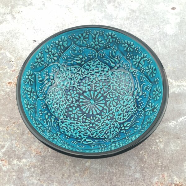 Hand Painted Bowls(15 cm) - Handmade Turkish Pottery - Image 5