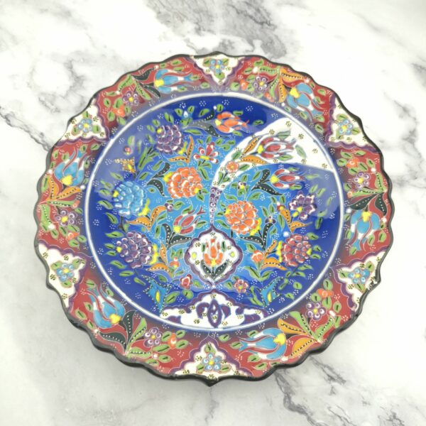 Handmade Ceramic Plate(25 cm) - Hand Painted Wall Hanging