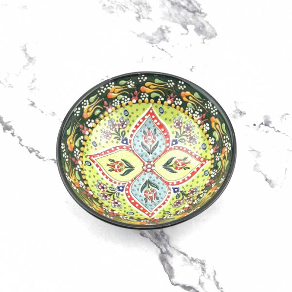 Hand Painted Ceramic Bowls(12 cm) - Handmade Turkish Pottery - Image 5