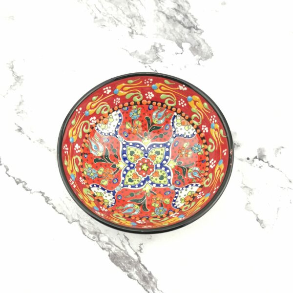 Hand Painted Ceramic Bowls(12 cm) - Handmade Turkish Pottery - Image 8