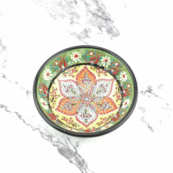 Hand Painted Ceramic Bowls(12 cm) - Handmade Turkish Pottery - Image 11