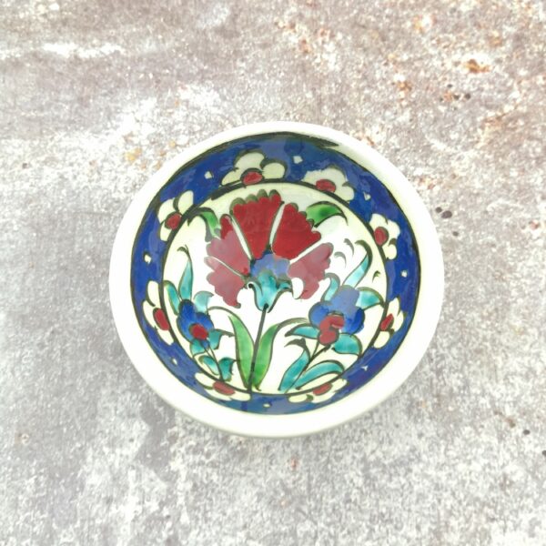 Hand Painted Ceramic Bowls(8 cm) - Handmade Turkish Pottery - Image 9