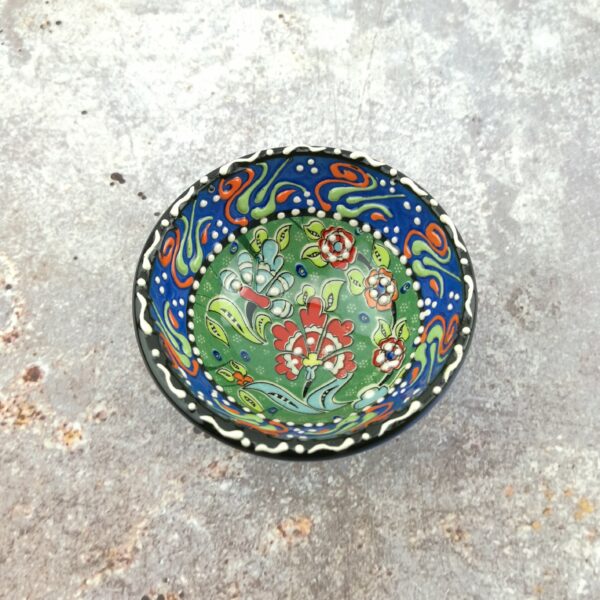 Hand Painted Ceramic Bowls(8 cm) - Handmade Turkish Pottery - Image 9