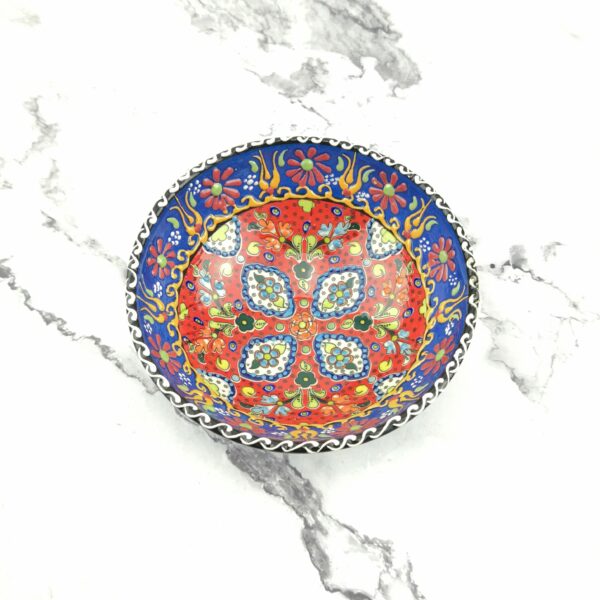 Hand Painted Ceramic Bowls(12 cm) - Handmade Turkish Pottery - Image 6