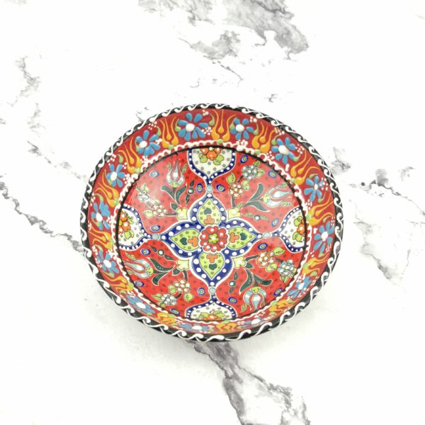 Hand Painted Ceramic Bowls(12 cm) - Handmade Turkish Pottery - Image 7