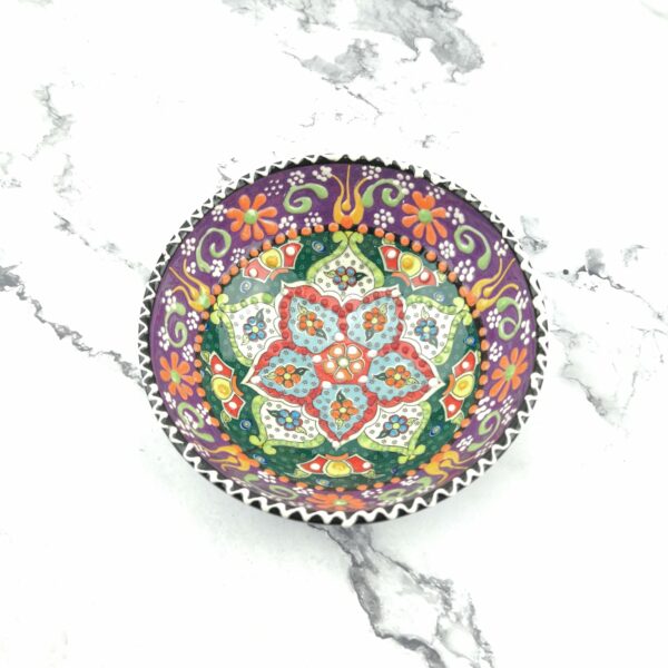 Hand Painted Ceramic Bowls(12 cm) - Handmade Turkish Pottery - Image 10