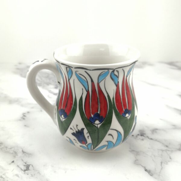 Handmade Ceramic Tea/Coffee Mugs - Hand Painted Turkish Pottery - Image 7