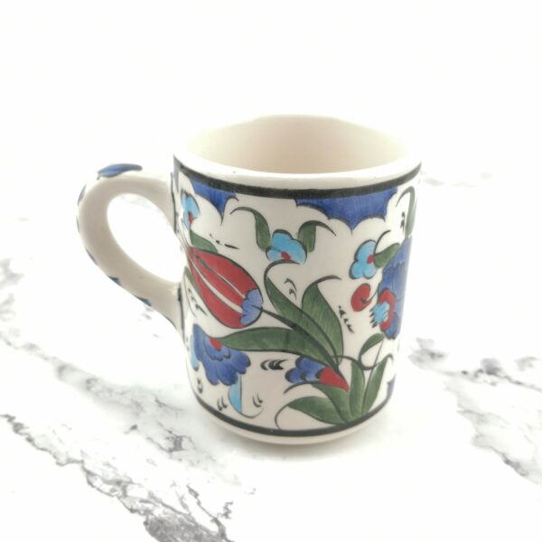 Handmade Ceramic Tea/Coffee Mugs - Hand Painted Turkish Pottery - Image 7