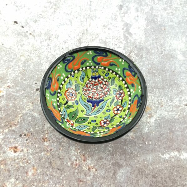 Hand Painted Ceramic Bowls(8 cm) - Handmade Turkish Pottery - Image 8