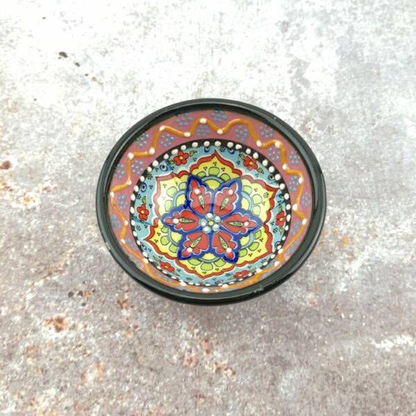 Hand Painted Ceramic Bowls(8 cm) - Handmade Turkish Pottery - Image 6