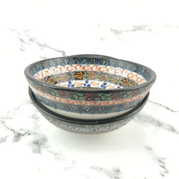 Handmade Ceramic Bowl (12cm) - Traditional Turkish Pottery - Image 5