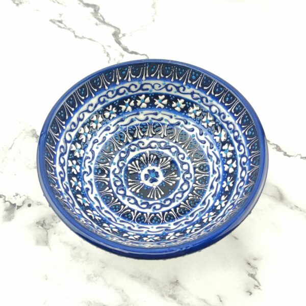 Handmade Ceramic Bowl (12cm) - Traditional Turkish Pottery - Image 6