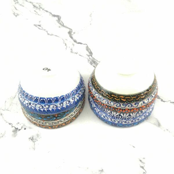 Hand Painted Ceramic Bowls(8 cm) - Handmade Turkish Pottery - Image 6