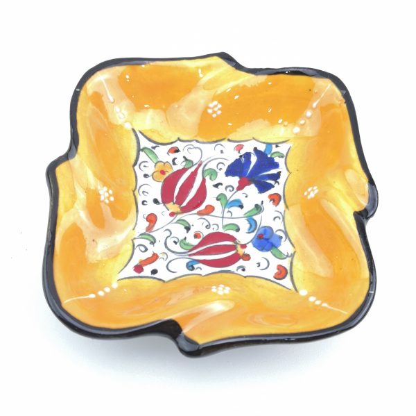 Handmade Ceramic Ashtray - Hand Painted Turkish Pottery - Image 4