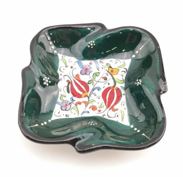 Handmade Ceramic Ashtray - Hand Painted Turkish Pottery - Image 7