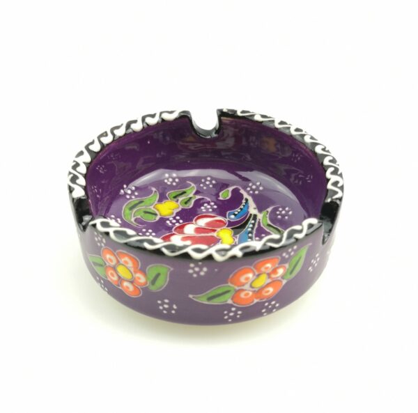 Handmade Ceramic Ashtray - Hand Painted Turkish Pottery - Image 6