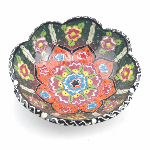 Hand Painted Ceramic Bowls(12 cm) - Handmade Turkish Pottery - Image 10