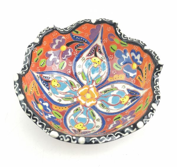 Hand Painted Ceramic Bowls(12 cm) - Handmade Turkish Pottery - Image 8