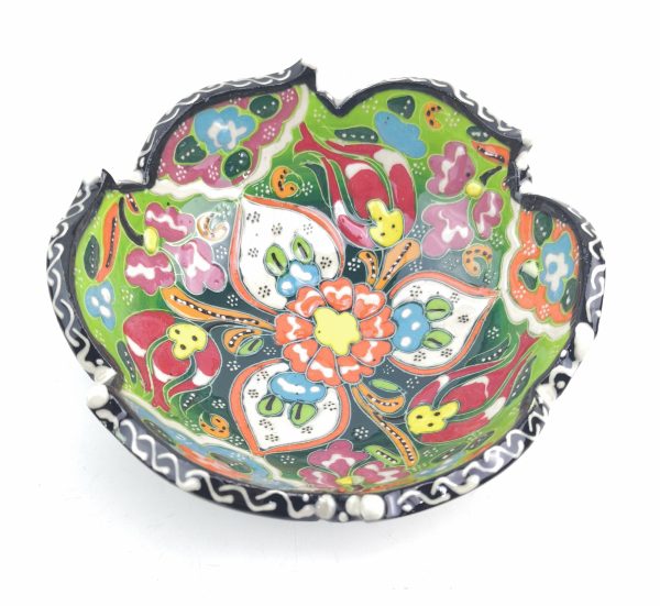 Hand Painted Ceramic Bowls(12 cm) - Handmade Turkish Pottery - Image 7