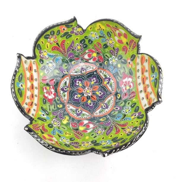 Hand Painted Ceramic Bowls(20 cm) - Handmade Turkish Pottery - Image 9