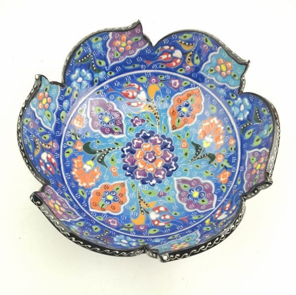 Hand Painted Ceramic Bowls(20 cm) - Handmade Turkish Pottery - Image 10