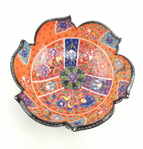 Hand Painted Ceramic Bowls(20 cm) - Handmade Turkish Pottery - Image 7