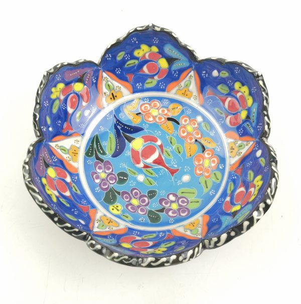 Hand Painted Ceramic Bowls(15 cm) - Handmade Turkish Pottery - Image 9