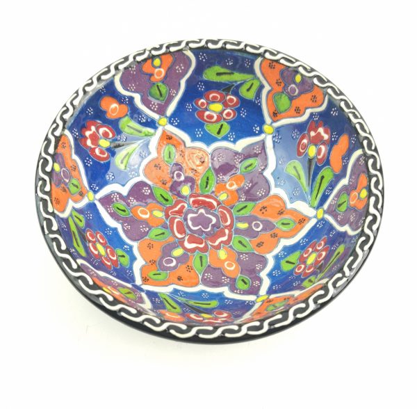 Hand Painted Ceramic Bowls(12 cm) - Handmade Turkish Pottery - Image 9