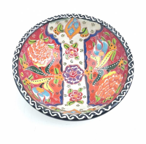 Hand Painted Ceramic Bowls(12 cm) - Handmade Turkish Pottery - Image 8