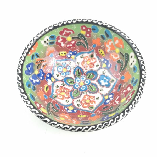 Hand Painted Ceramic Bowls(12 cm) - Handmade Turkish Pottery - Image 7