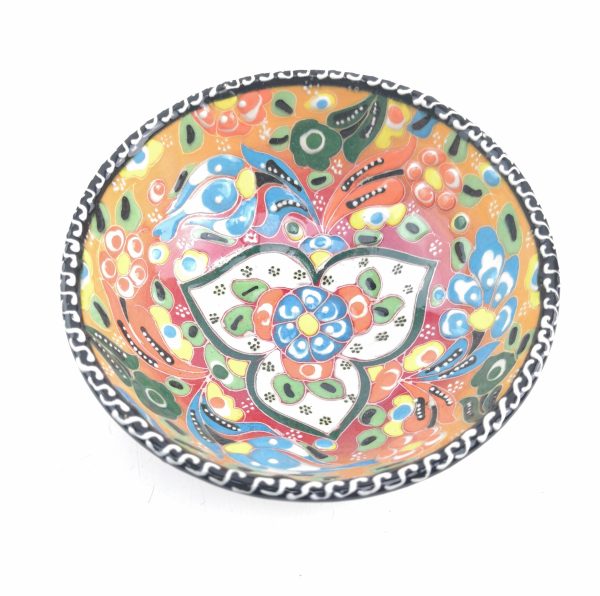 Hand Painted Ceramic Bowls(12 cm) - Handmade Turkish Pottery - Image 6