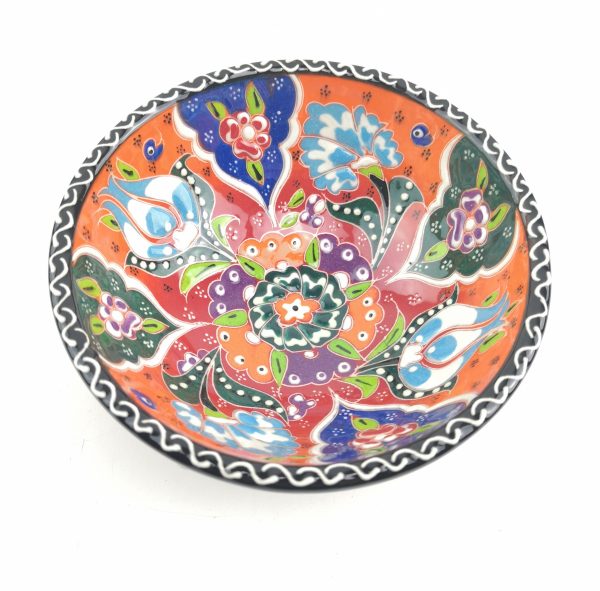 Hand Painted Ceramic Bowls(12 cm) - Handmade Turkish Pottery - Image 4