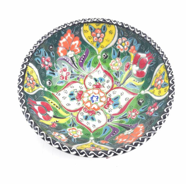 Hand Painted Ceramic Bowls(15 cm) - Handmade Turkish Pottery - Image 11