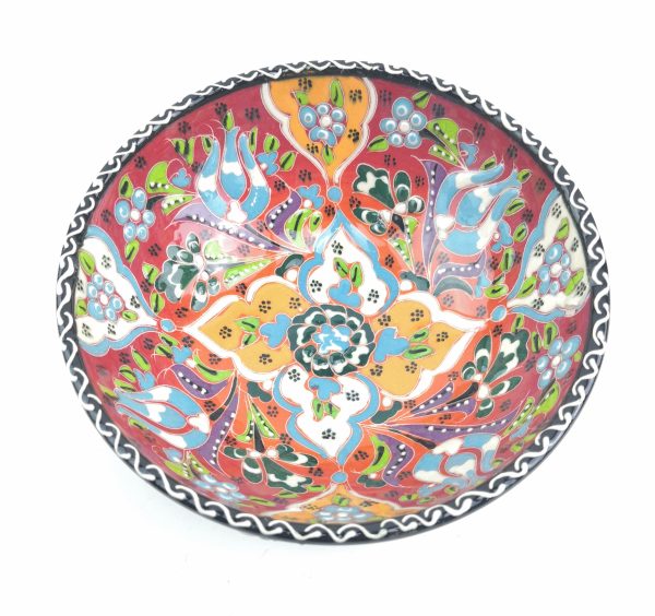 Hand Painted Ceramic Bowls(15 cm) - Handmade Turkish Pottery - Image 10