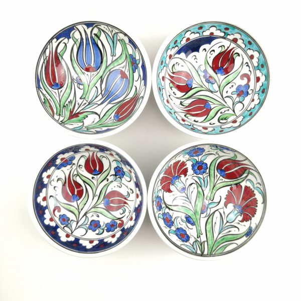 Handmade Ceramic Bowl (12cm) - Traditional Turkish Pottery