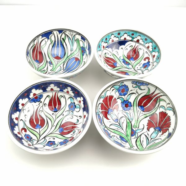 Handmade Ceramic Bowl (12cm) - Traditional Turkish Pottery - Image 3