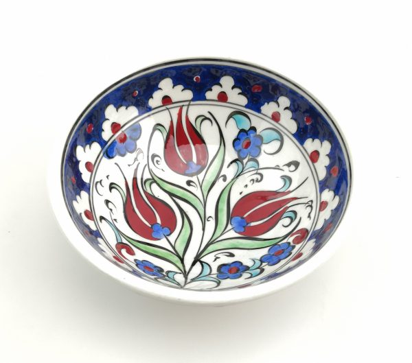 Handmade Ceramic Bowl (12cm) - Traditional Turkish Pottery - Image 4