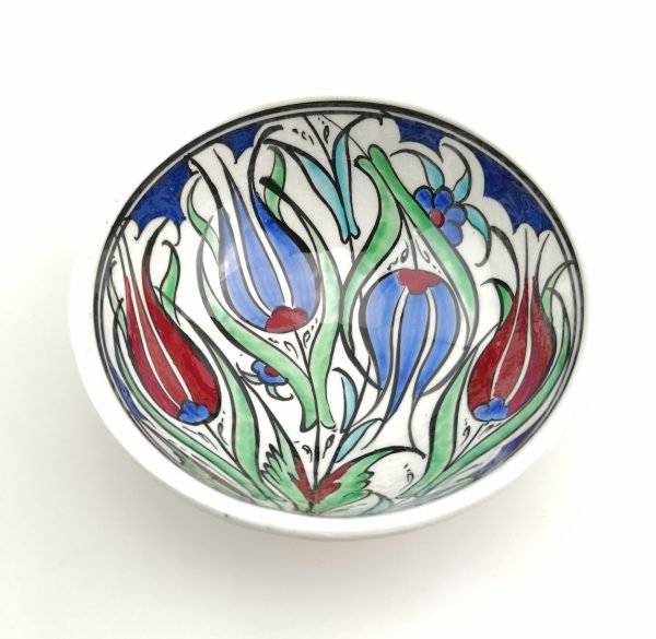 Handmade Ceramic Bowl (12cm) - Traditional Turkish Pottery - Image 5