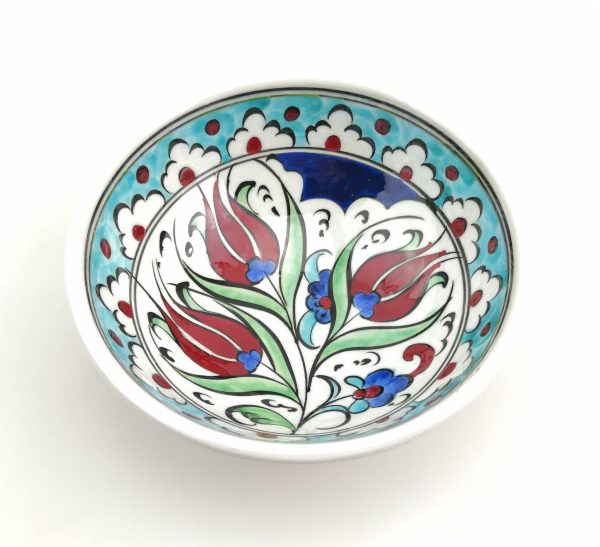 Handmade Ceramic Bowl (12cm) - Traditional Turkish Pottery - Image 6