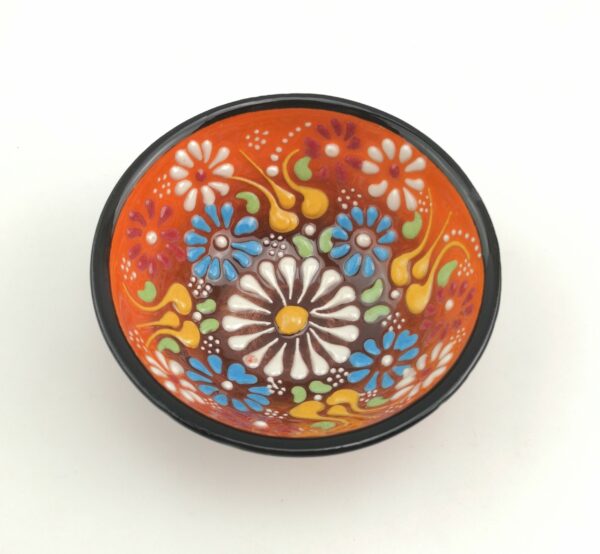 Hand Painted Ceramic Bowl Set - 7 Pieces - Handmade Turkish Pottery - Image 7