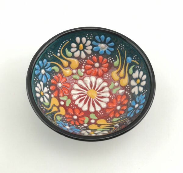 Hand Painted Ceramic Bowl Set - 7 Pieces - Handmade Turkish Pottery - Image 5