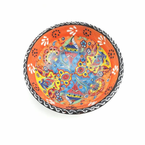 Hand Painted Ceramic Bowls(12 cm) - Handmade Turkish Pottery - Xmas Gift - Image 7