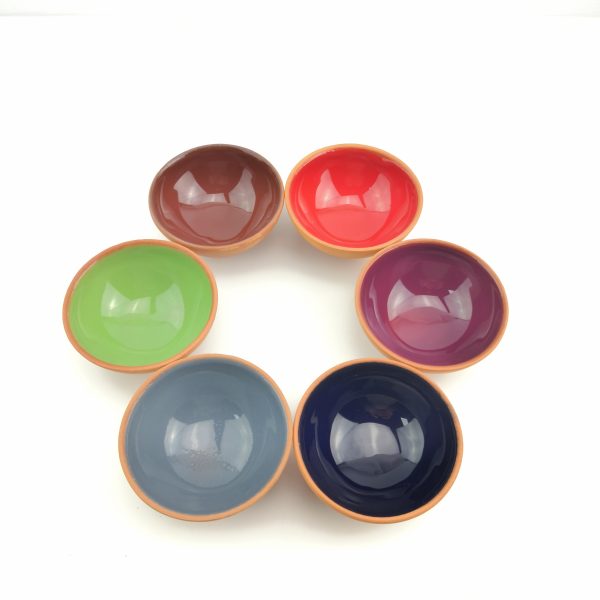 Handmade Clay Bowls(8 cm) - Hand Painted Turkish Bowls - Image 3