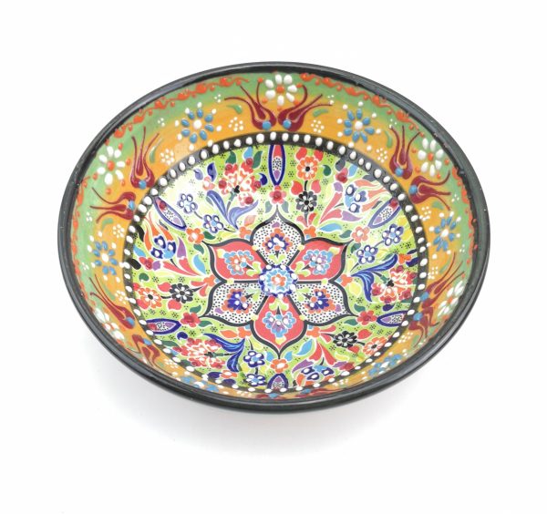 Hand Painted Ceramic Bowls(15 cm) - Handmade Turkish Pottery - Image 9